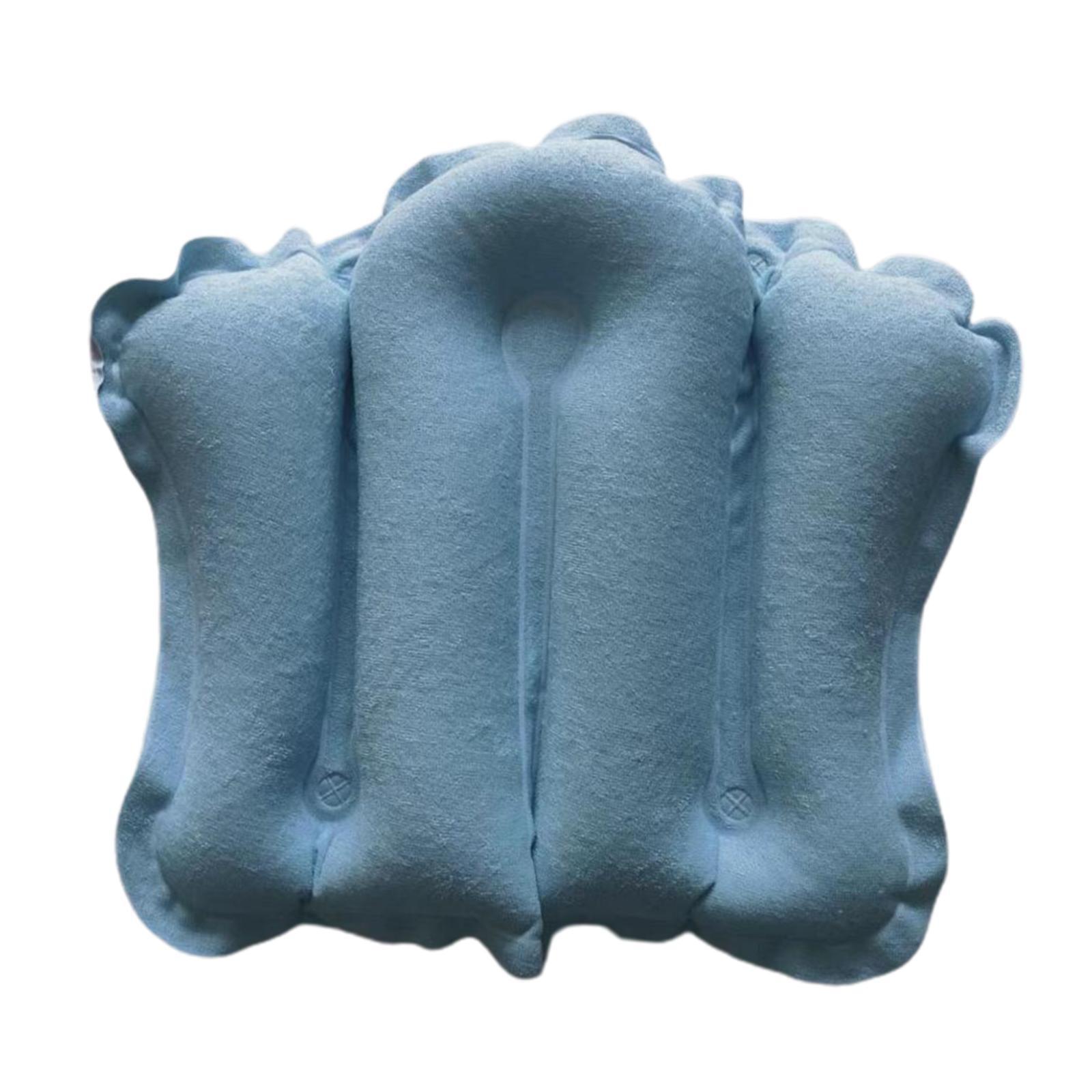 Bathtub Pillow Inflatable - Opblaasbaar badkussen, sneldrogend badkussen, antislip badkuipbadkussen