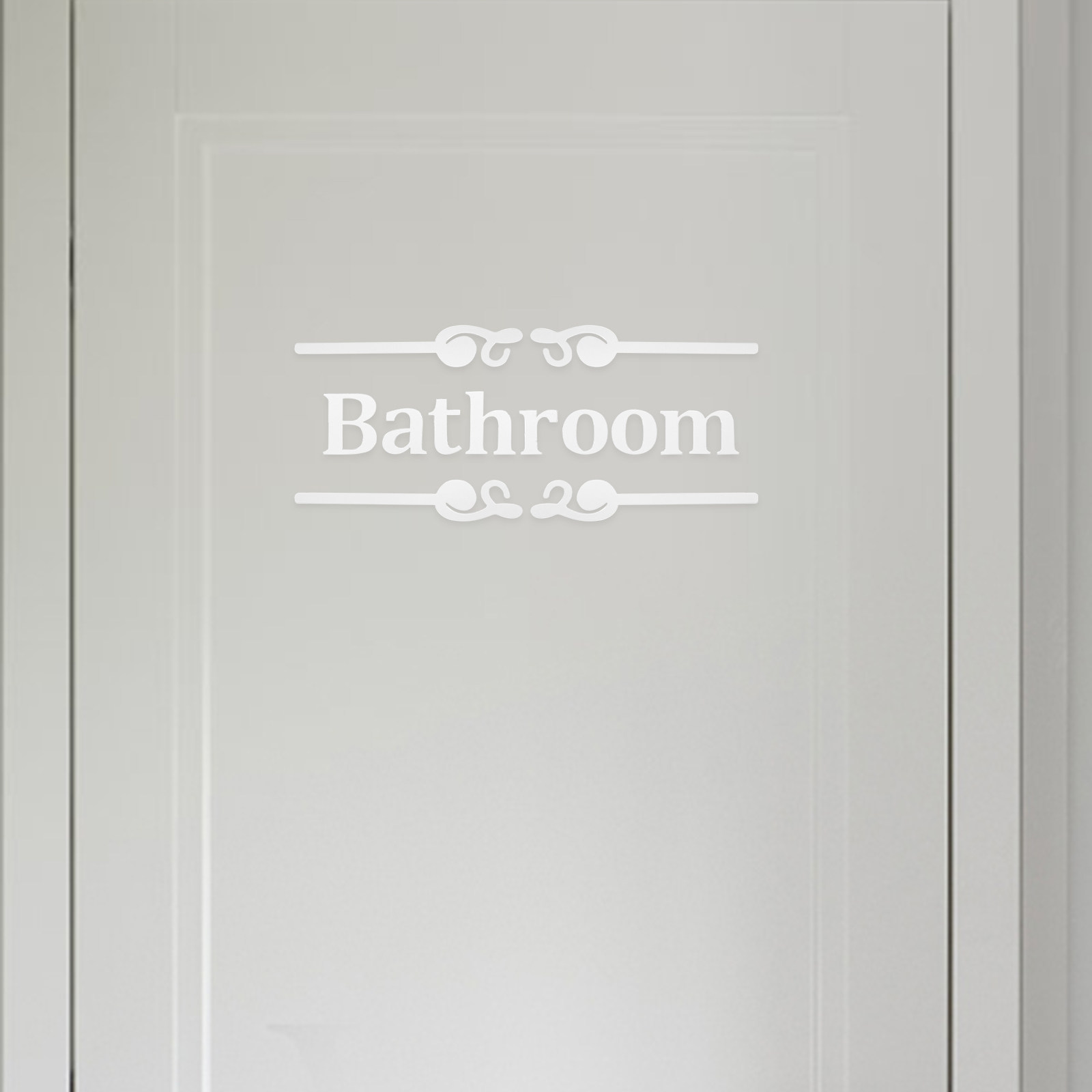 Home Bathroom Door Signs - 1 set 3D acryl badkamerborden, wandstickers,