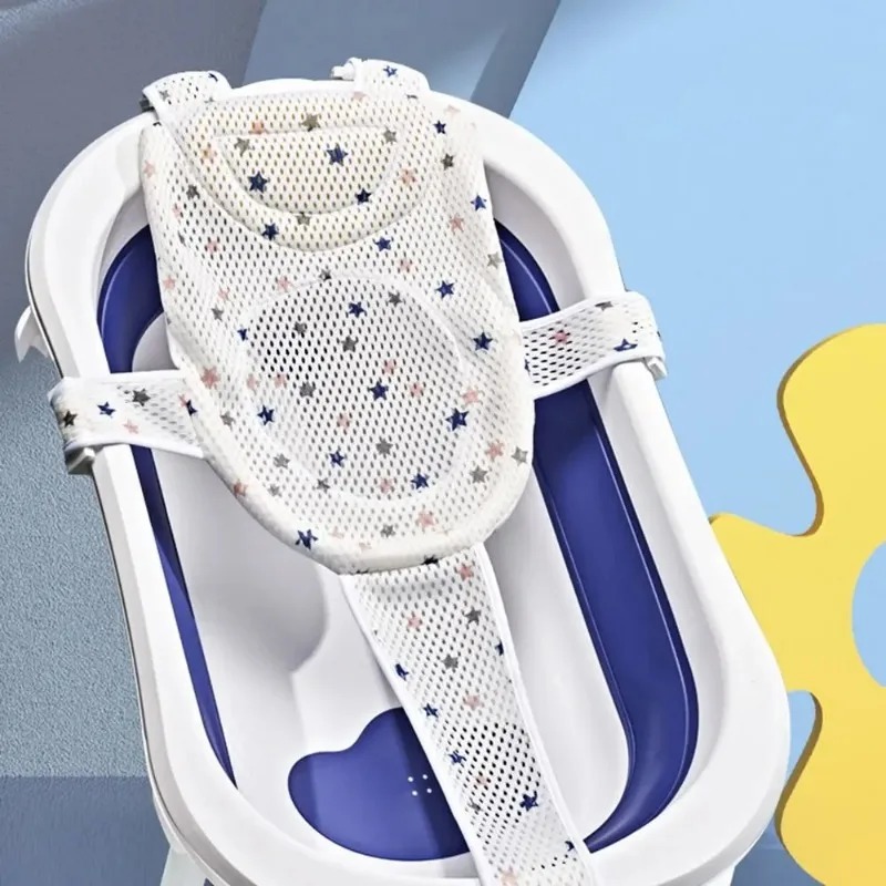 Bathtub Pillow Inflatable - Babybadkussen, badmat voor pasgeborenen, badondersteuningsnet voor