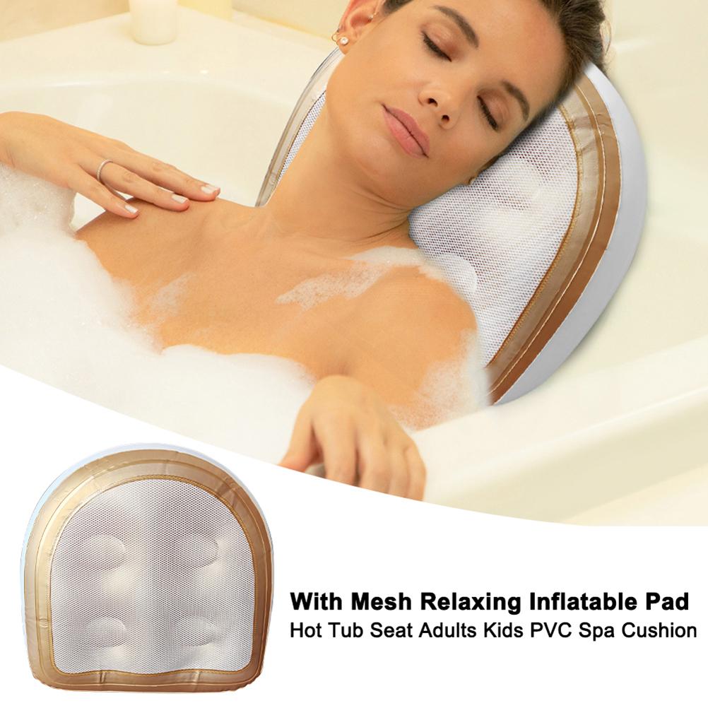 Bathtub Pillow Inflatable - Spa Kussen Bad Kussens Spa Bad