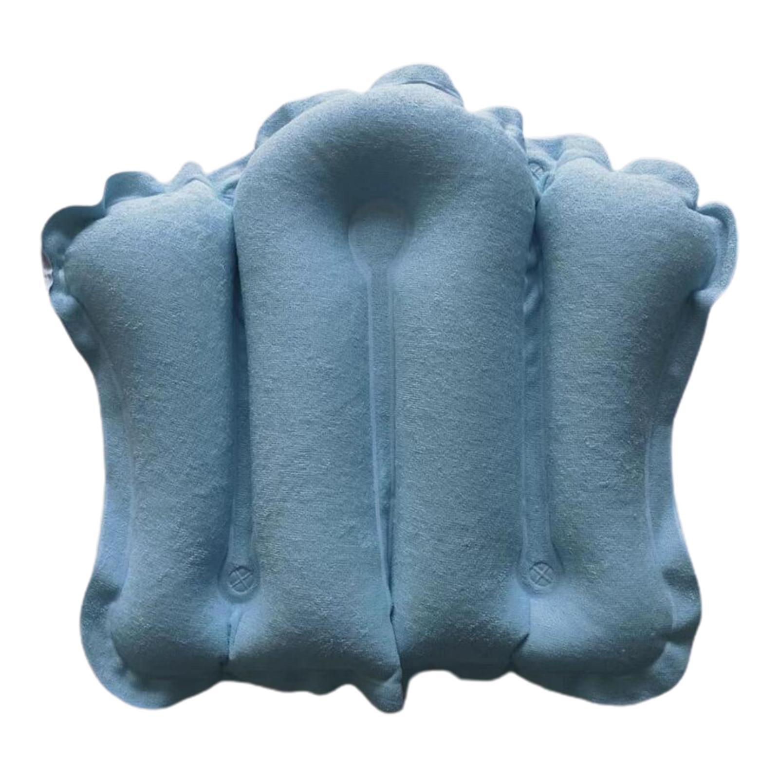 Bathtub Pillow Inflatable - Opblaasbaar Badkussen Comfortabel Bad Kussensteun Voor