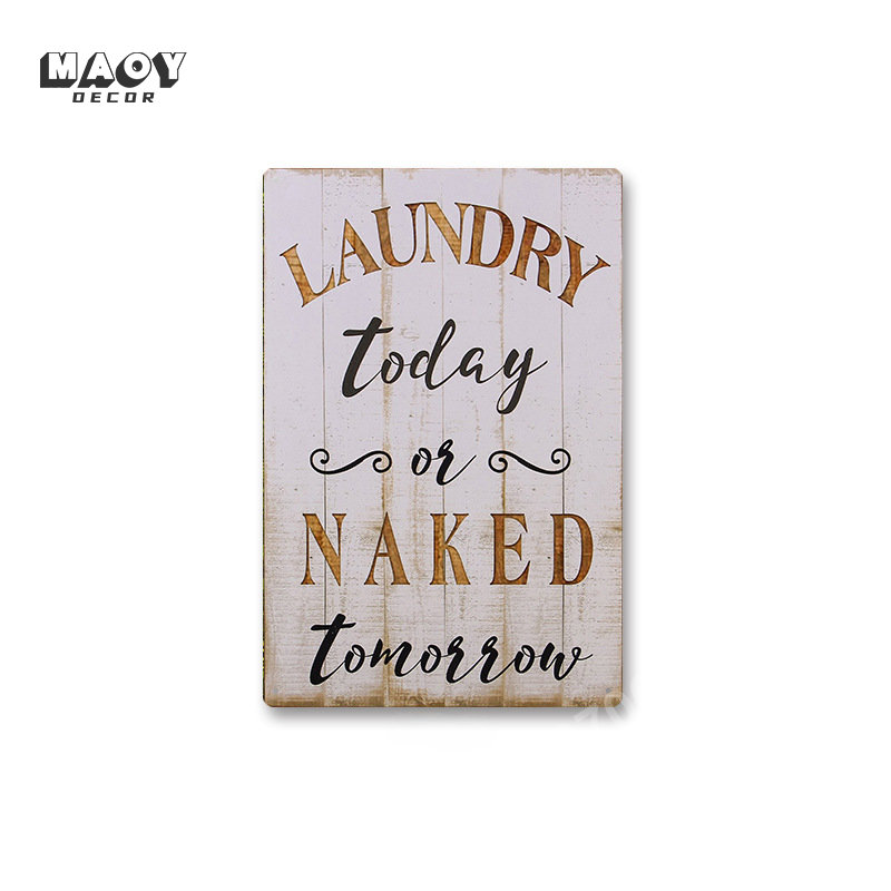 Slogan Metalen Tin Bord Wasrui - Home Bathroom Decor recensie en prijs