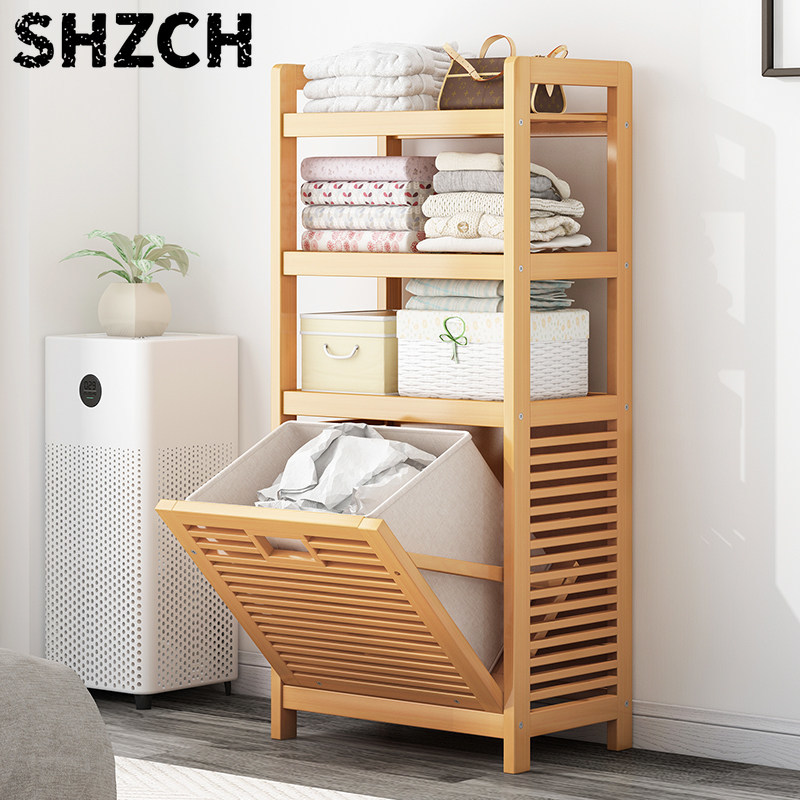 Meerlaags bamboe wasmand met g - Home Bathroom Ventilation recensie en prijs