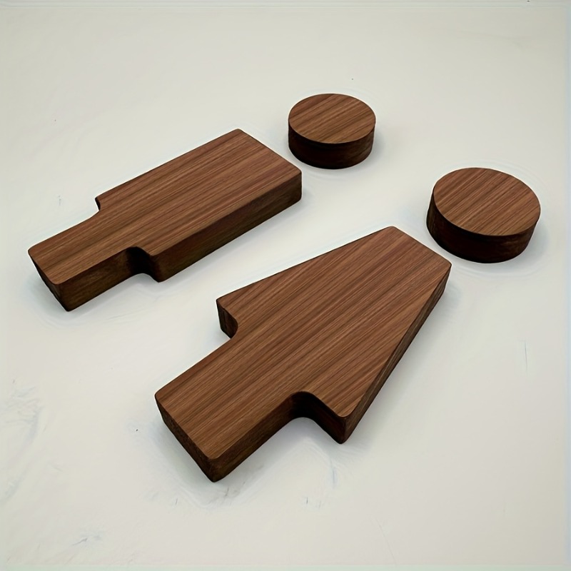 2 stuks houten badkamerbord vo - Home Bathroom Door Signs recensie en prijs