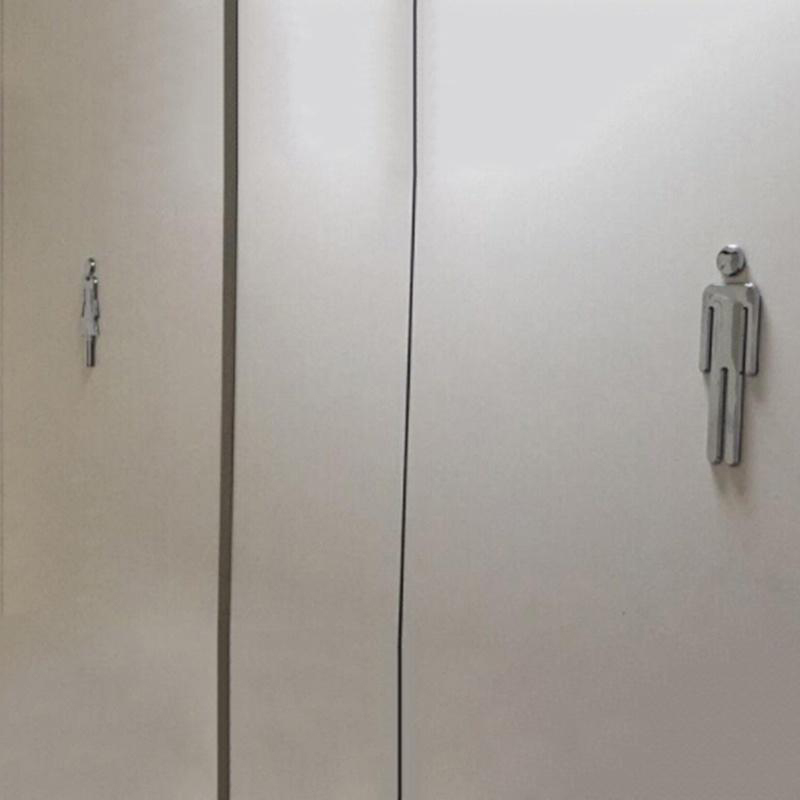 3d Acryl Spiegel Wc Deur Teken - Home Bathroom Door Signs recensie en prijs