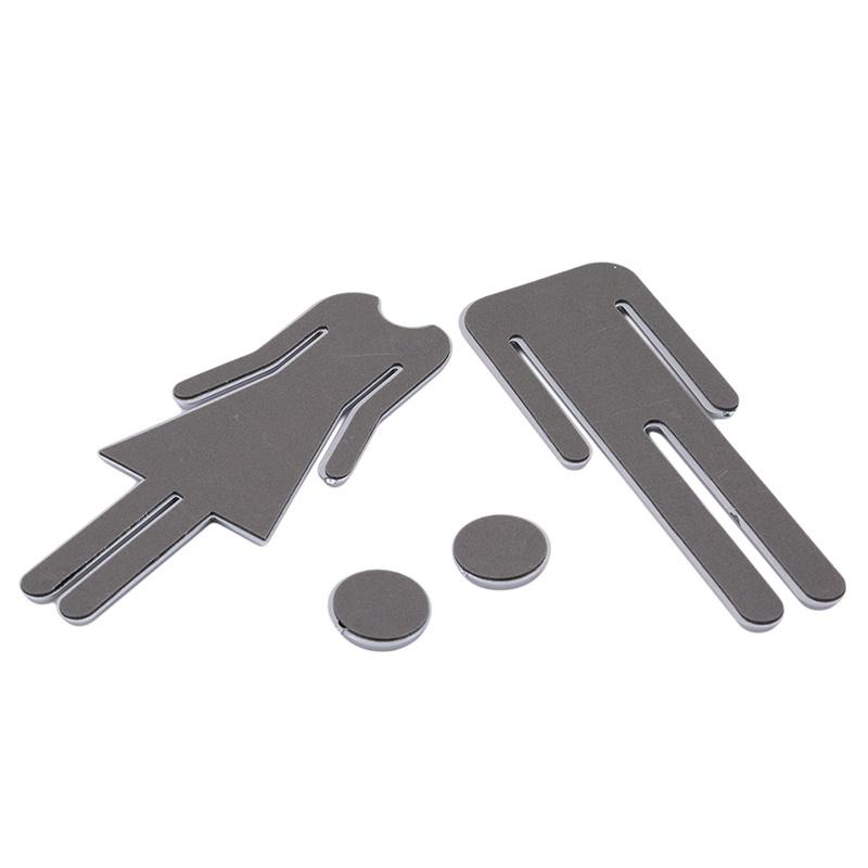 3d Acryl Spiegel Wc Deur Teken - Home Bathroom Door Signs recensie en prijs