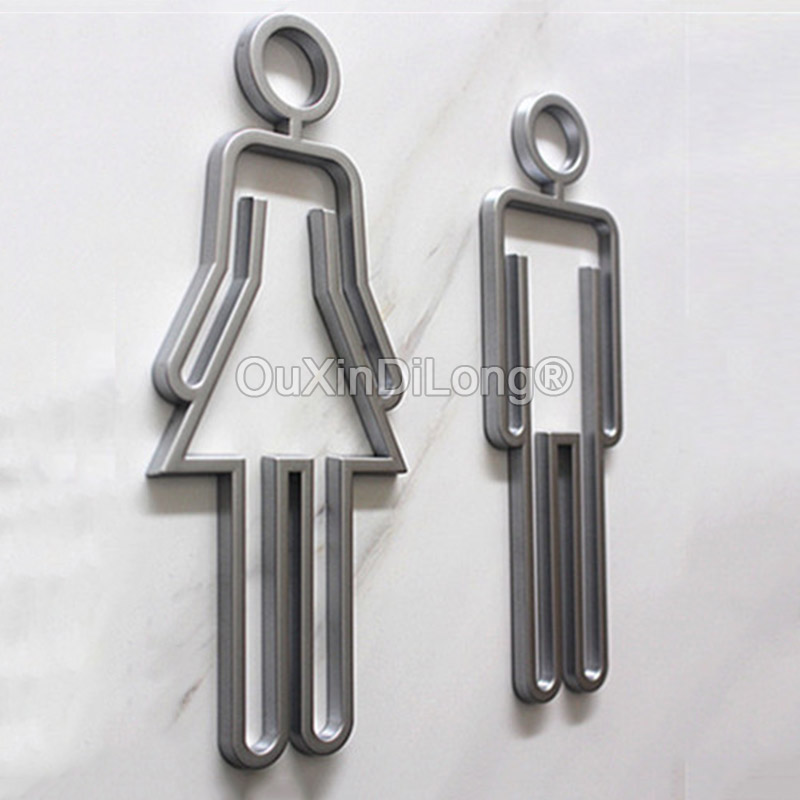 Holle acryl toiletsymbool zelf - Home Bathroom Door Signs recensie en prijs