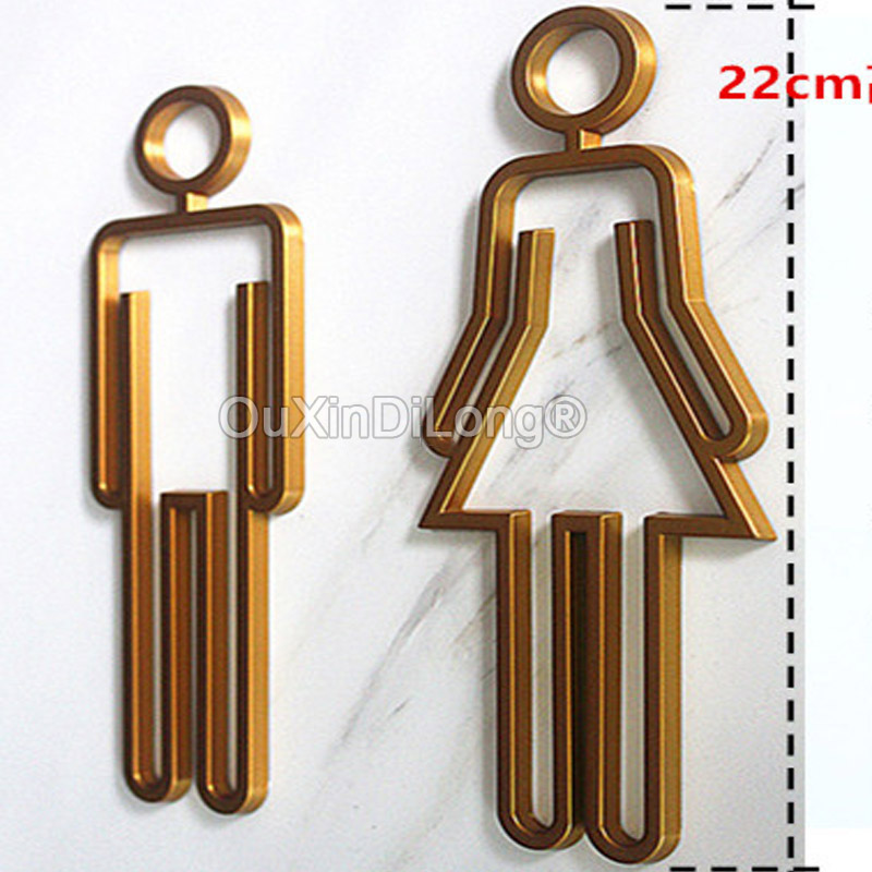 Holle acryl toiletsymbool zelf - Home Bathroom Door Signs recensie en prijs
