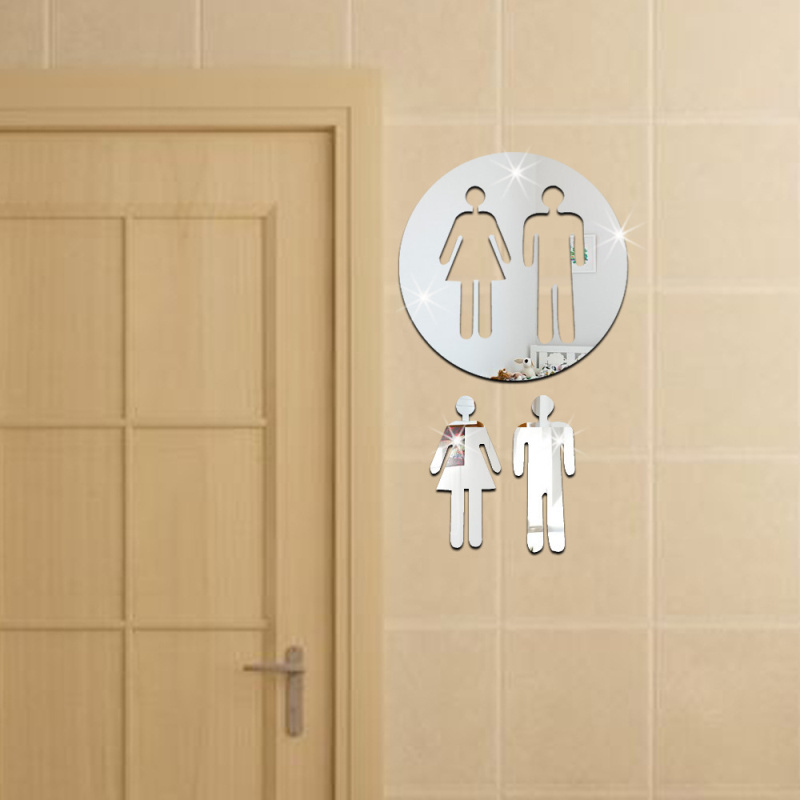 Onvoltooide Houtbewerking Slic - Home Bathroom Door Signs recensie en prijs