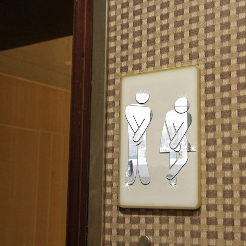Onvoltooide Houtbewerking Slic - Home Bathroom Door Signs recensie en prijs