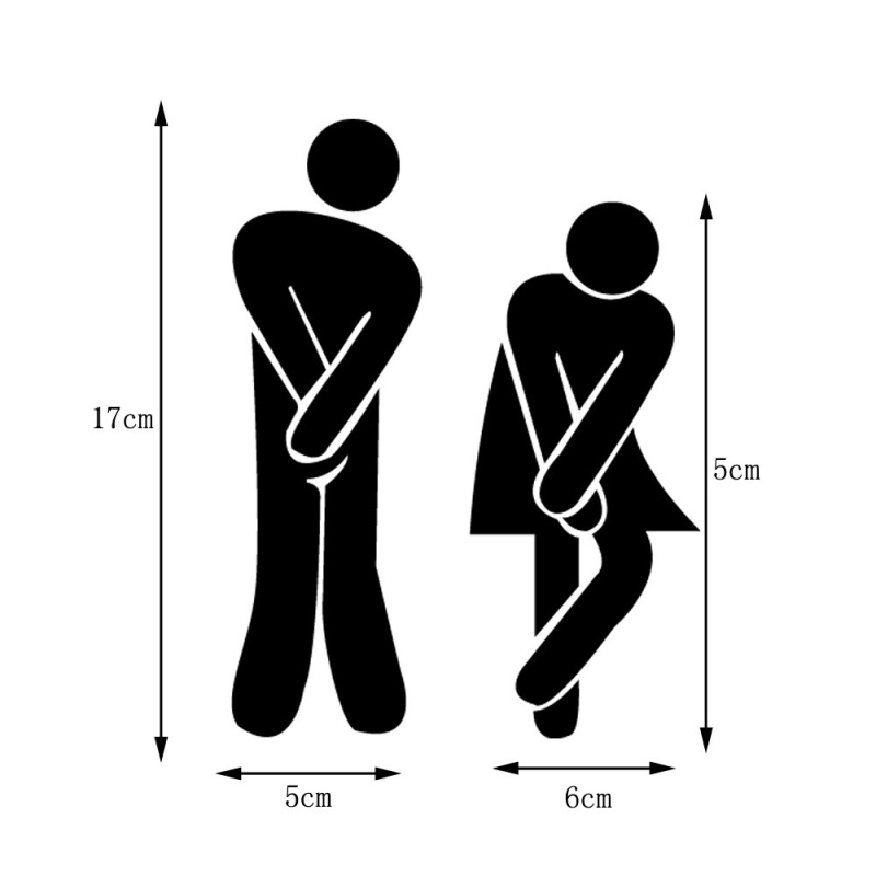 Onvoltooide Houtbewerking Slic - Home Bathroom Door Signs recensie en prijs