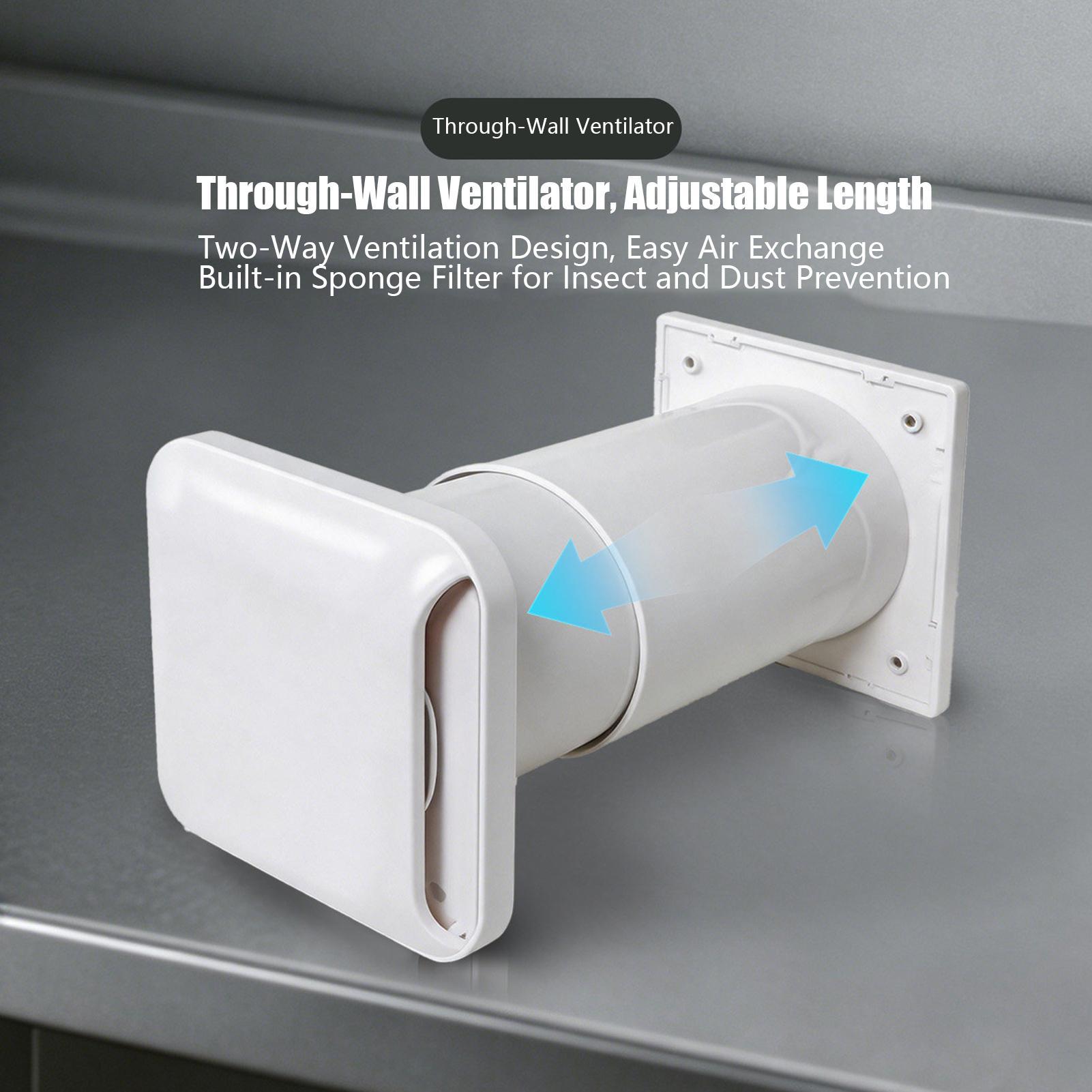 Ventilatiekit voor door de muu - Home Bathroom Ventilation recensie en prijs