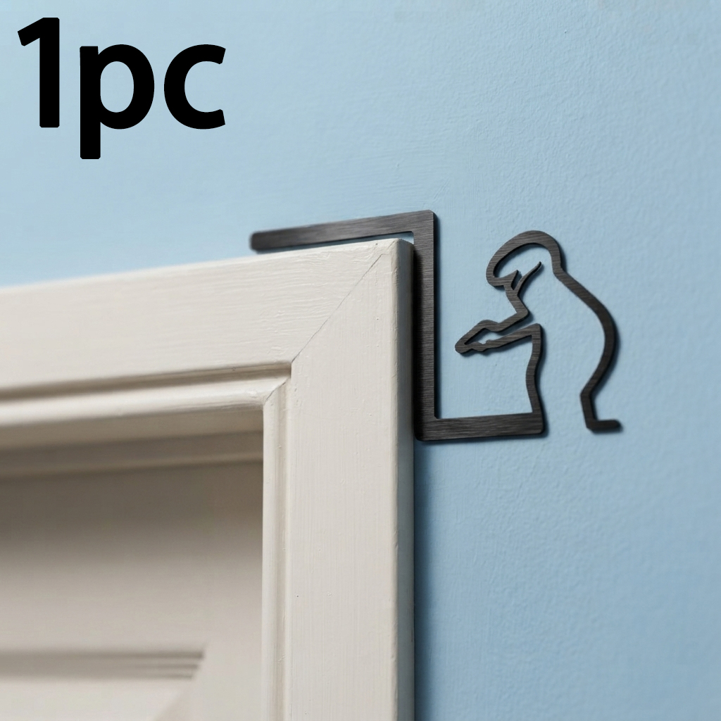 Roestvrij staal grappig badkam - Home Bathroom Door Signs recensie en prijs