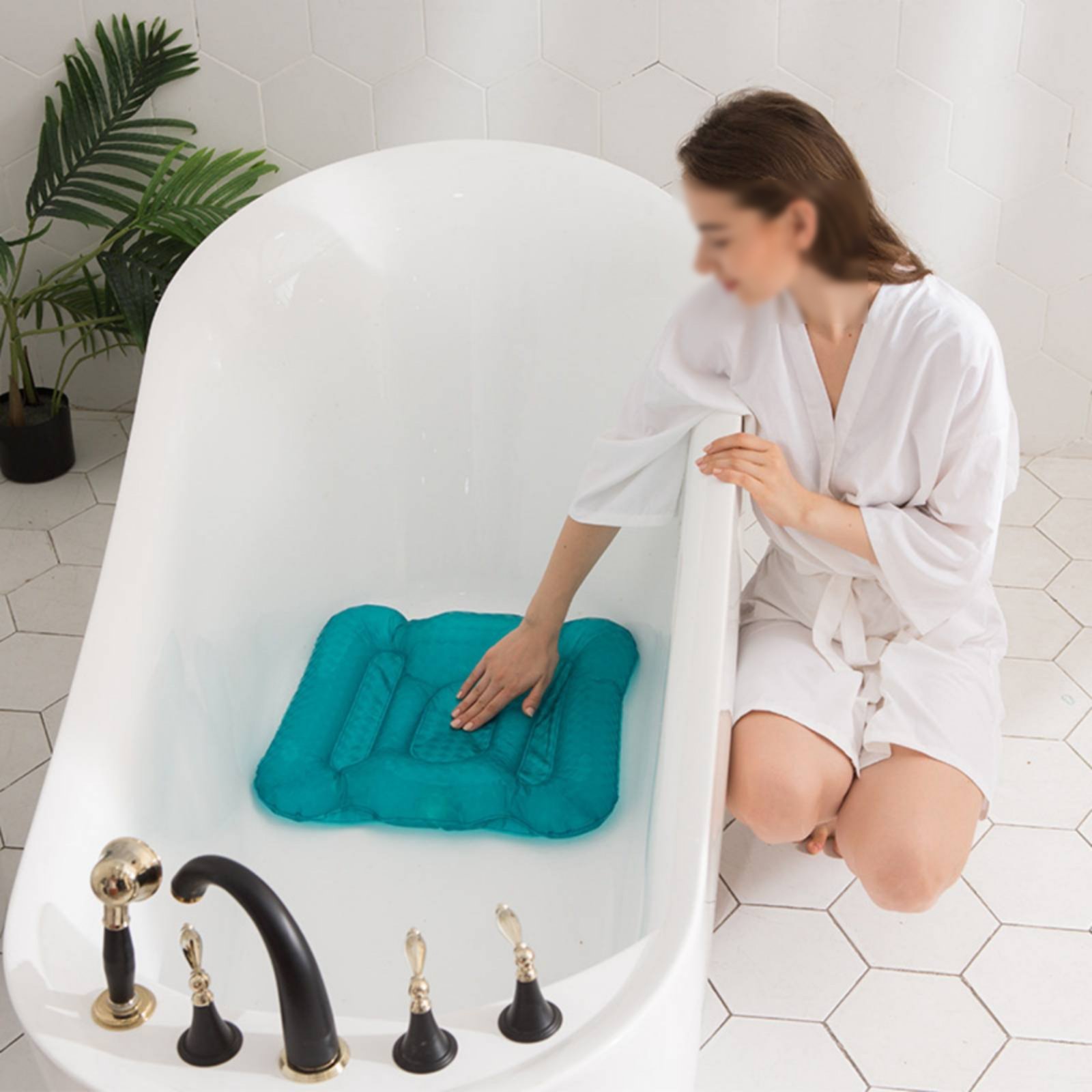Badkuipverhoger met glanzende  - Bathtub Pillow Inflatable recensie en prijs